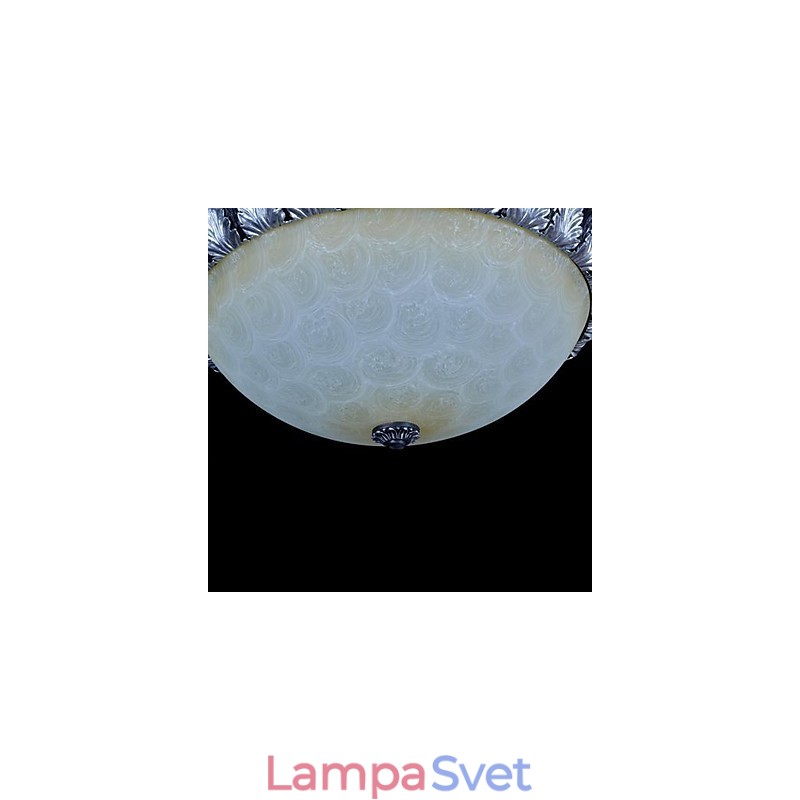 Zapustená montáž Light Pattern Sklenená živica Strieborná rezba Európska klasika
