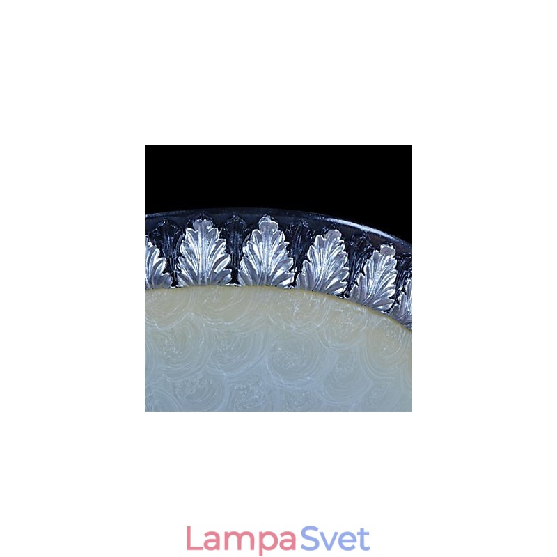 Zapustená montáž Light Pattern Sklenená živica Strieborná rezba Európska klasika