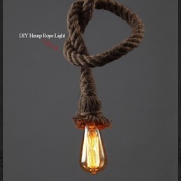 1 Ľahké DIY umelecké konopné lano Ľahké kreatívne konopné lano Droplight
