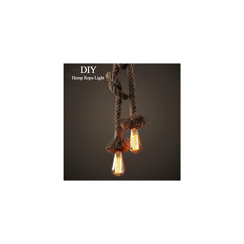 1 Ľahké DIY umelecké konopné lano Ľahké kreatívne konopné lano Droplight