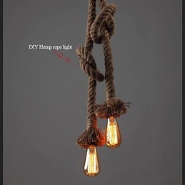 1 Ľahké DIY umelecké konopné lano Ľahké kreatívne konopné lano Droplight