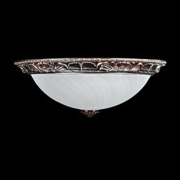 Zapustená montáž Light Glass Rein Silver Carving Retro European Classic