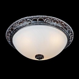 Zapustená montáž Light Glass Rein Silver Carving Retro European Classic