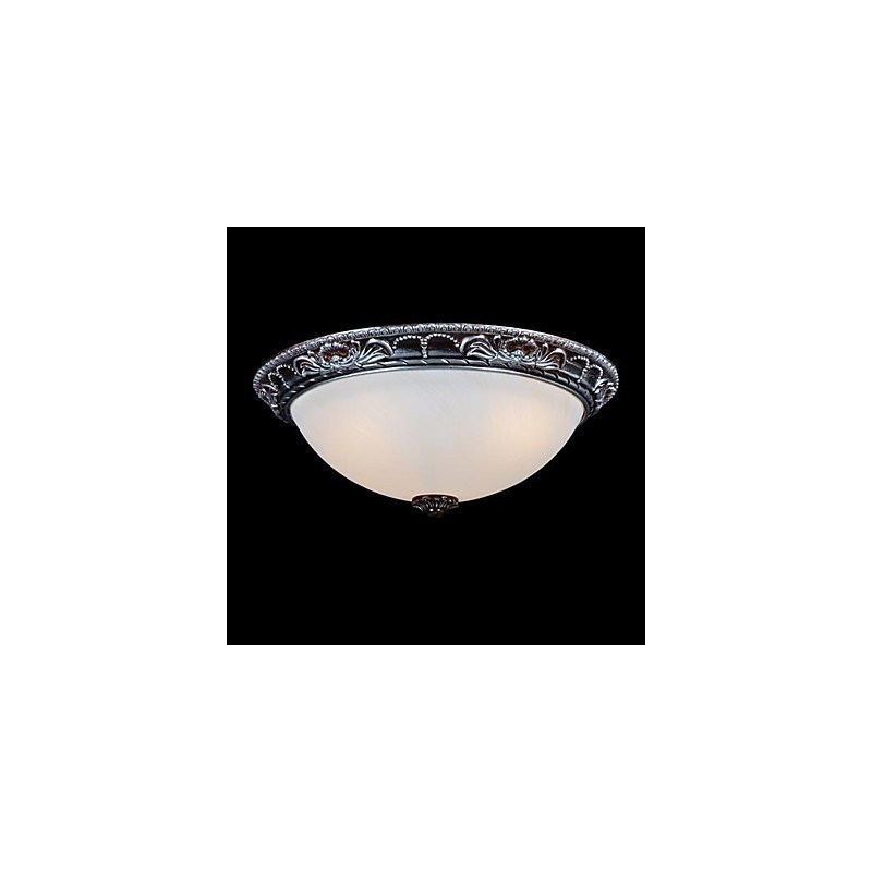 Zapustená montáž Light Glass Rein Silver Carving Retro European Classic