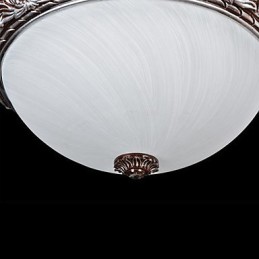 Zapustená montáž Light Glass Rein Silver Carving Retro European Classic