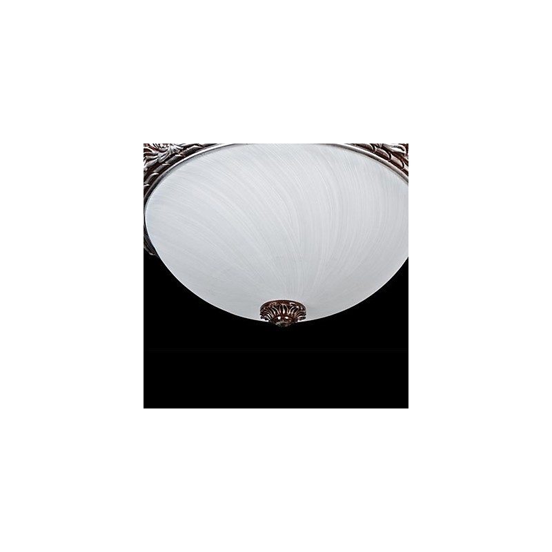 Zapustená montáž Light Glass Rein Silver Carving Retro European Classic