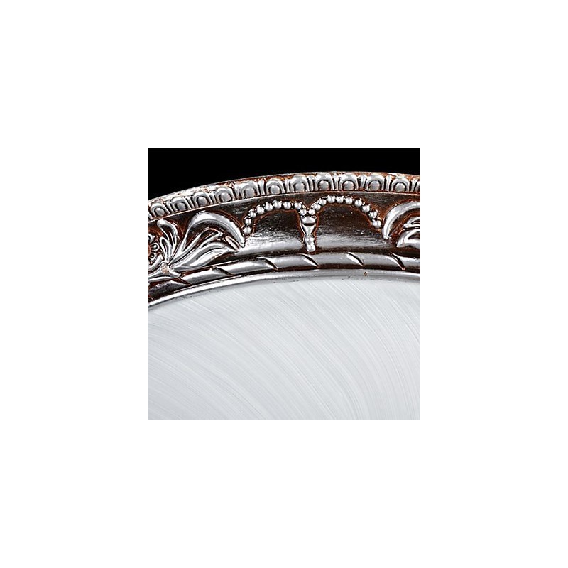 Zapustená montáž Light Glass Rein Silver Carving Retro European Classic