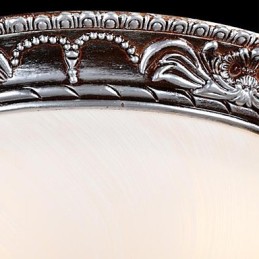 Zapustená montáž Light Glass Rein Silver Carving Retro European Classic
