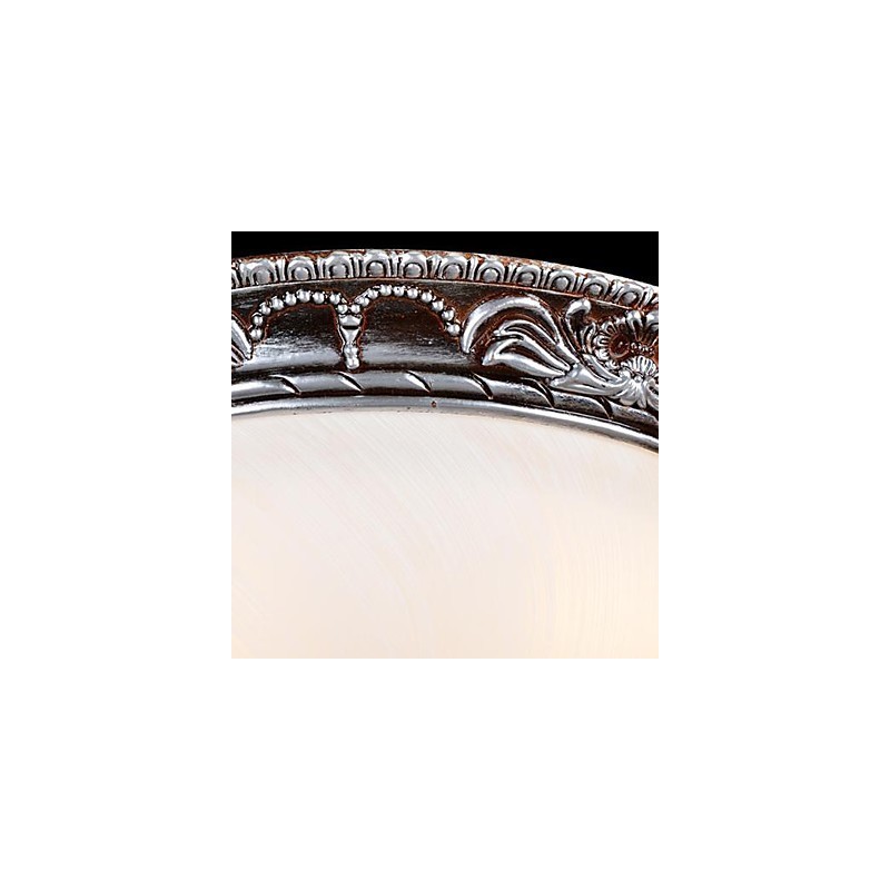 Zapustená montáž Light Glass Rein Silver Carving Retro European Classic