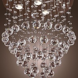 Krištáľový luster s 5 svetelným dizajnom (K9 Crystal)