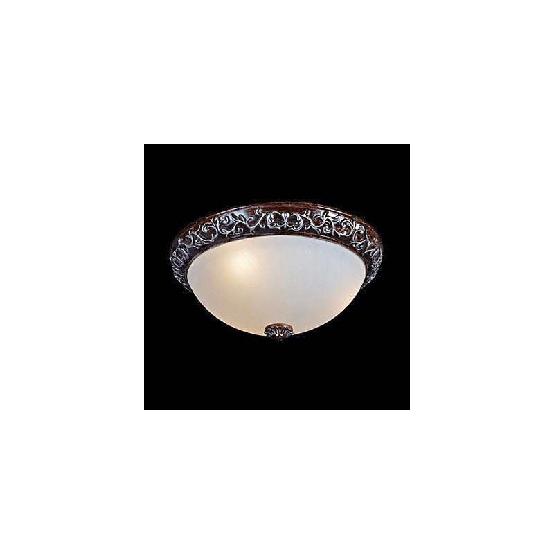 Zapustená montáž Light Glass Rein Silver Carving European Classic