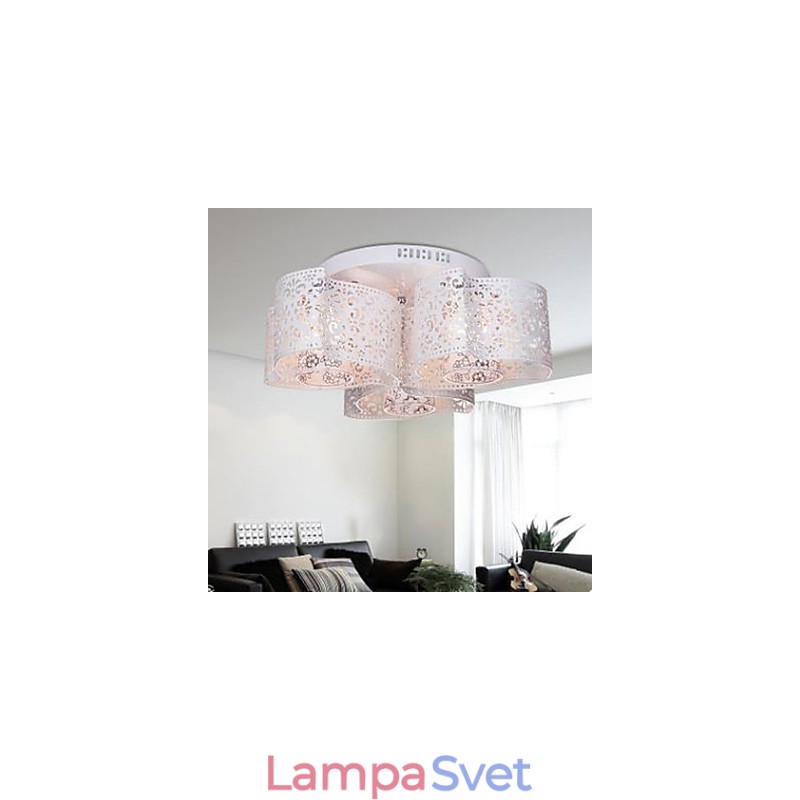 Okrúhle svetlo z tepaného železa Teplý vietor 3 absorbuje kupolové svetlo