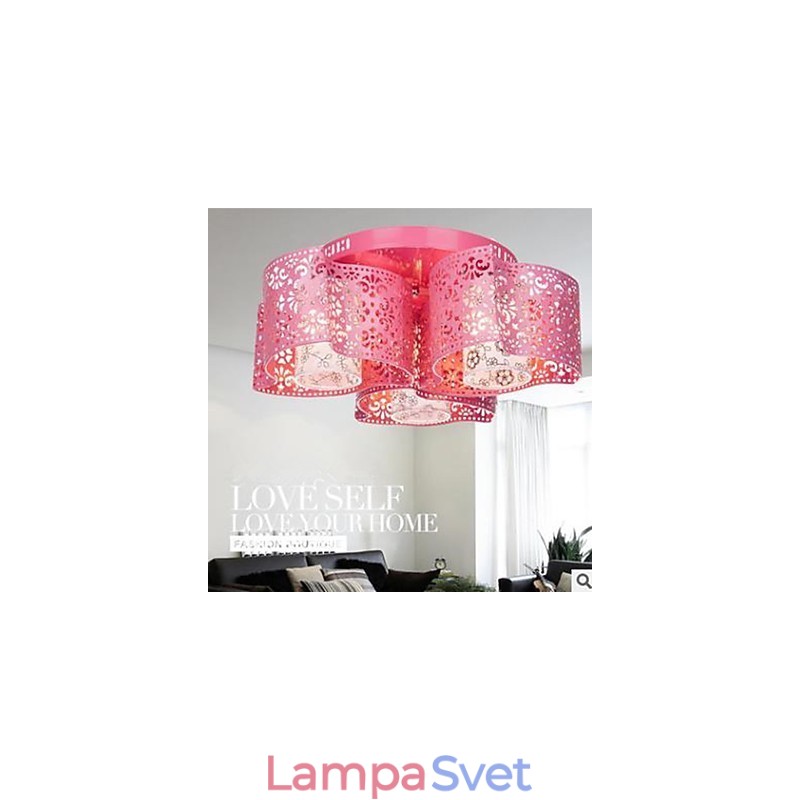 Okrúhle svetlo z tepaného železa Teplý vietor 3 absorbuje kupolové svetlo