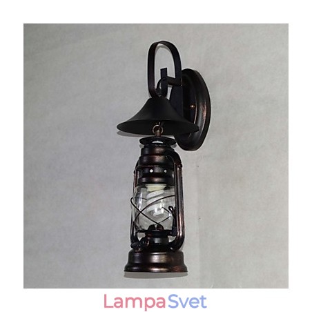 Vintage čierna kovová nástenná lampa s jedným svetlom Vintage čierna kovová nástenná lampa s jedným svetlom