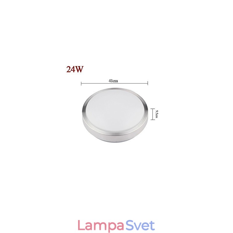 Zapustené svietidlá Sediace svetlo okrúhle jednoduché moderné s priemerom 41 cm