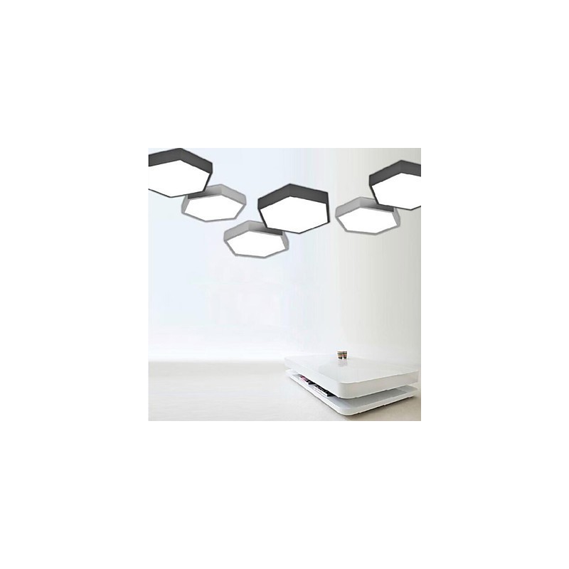 Svetlá so šesťuholníkovou geometriou Absorb Dome Light
