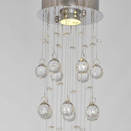 Luxusná krištáľová lampa
