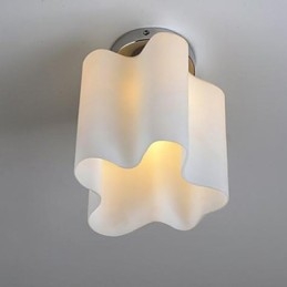 Predné lampy a lampáše Sklenené oblaky absorbujú závesné svetlo kupoly
