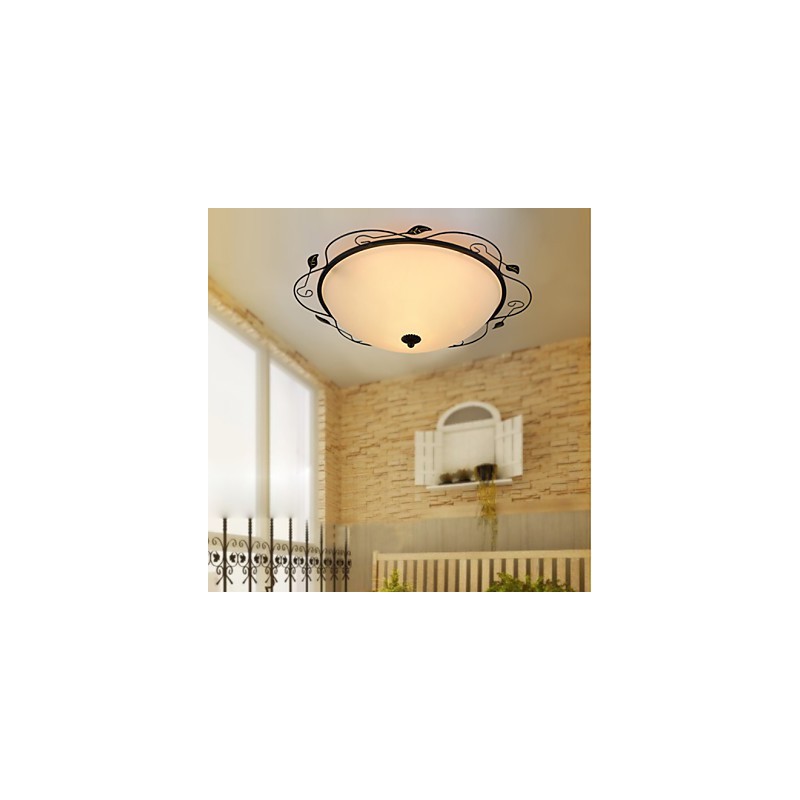 32CM Európsky štýl Vidiecka klasická, absorbčná kupolová svetelná lampa