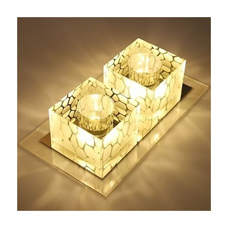27*15*5CM krištáľové stropné svietidlo Bodové svietidlo SMD 6W kreatívne svetlo trubice lampy Farebné farebné kupolové svetlo 27*15*5CM krištáľové stropné svietidlo Bodové svietidlo SMD 6W kreatívne svetlo trubice lampy Farebné farebné kupolové svetlo