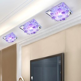 Štvorcová lampa proti kiahňam Svetlo Krištáľové svetlo Creatives Dome Light Tube Lamp Light