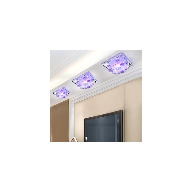 Štvorcová lampa proti kiahňam Svetlo Krištáľové svetlo Creatives Dome Light Tube Lamp Light
