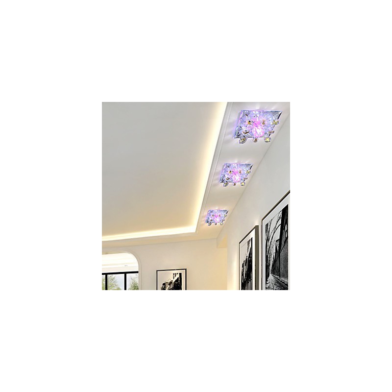 Štvorcová lampa proti kiahňam Svetlo Krištáľové svetlo Creatives Dome Light Tube Lamp Light