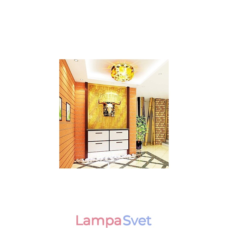 12 * 4,5 cm krištáľová lampa Smd CreativeTube bodové svetlo absorbuje kupolové svetlo