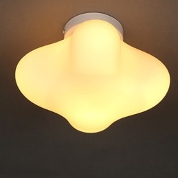 22 * 22 cm moderné a zmluvne dodávané jednohlavé svietidlo Lucky Grass Glass Dome Light
