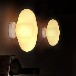 22 * 22 cm moderné a zmluvne dodávané jednohlavé svietidlo Lucky Grass Glass Dome Light