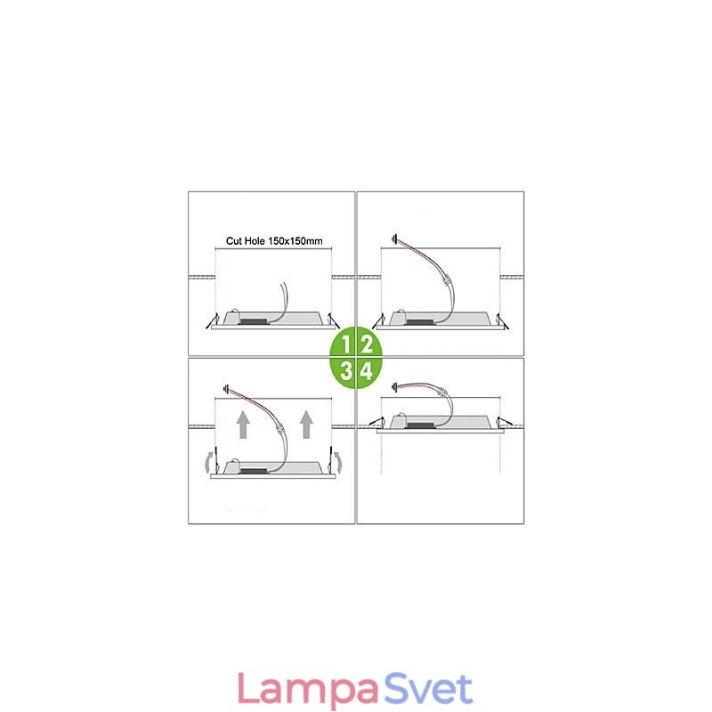 Moderná súčasná maľba kovová zapustená montáž