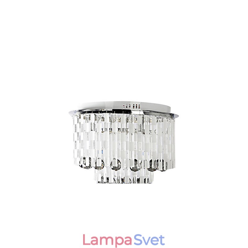 Kryštálový polozapustený držiak s 8 svetlami