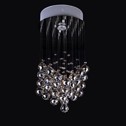 1 svetlo Jasné svetlo K9 Crystal Luster Lamp