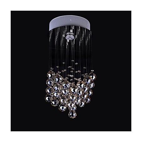 1 svetlo Jasné svetlo K9 Crystal Luster Lamp 1 svetlo Jasné svetlo K9 Crystal Luster Lamp