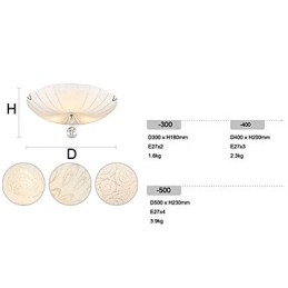 Moderné moderné Crystal Flush MountSpálňa