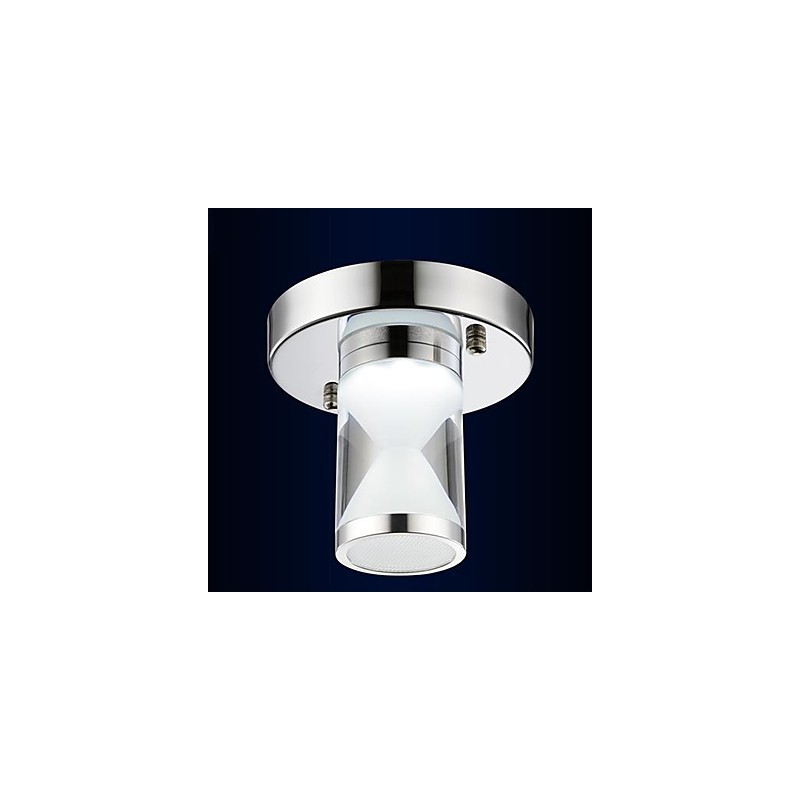 Moderné moderné chrómové kovové zapustené svietidlo