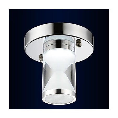 Moderné moderné chrómové kovové zapustené svietidlo