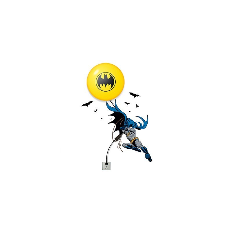 Kreatívna móda Batman Tapeta Diy Wall Stick Malá nočná lampa Nástenná lampa Svetlá