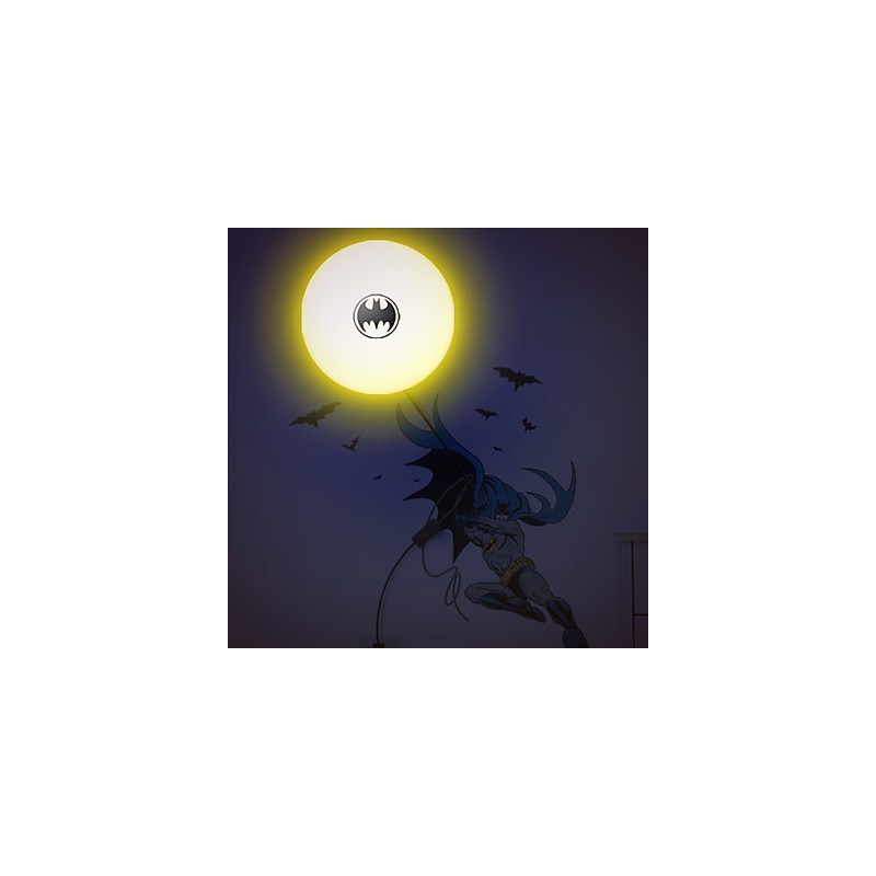 Kreatívna móda Batman Tapeta Diy Wall Stick Malá nočná lampa Nástenná lampa Svetlá