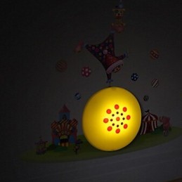Klaun Plastové svetlo odolné voči vysokej teplote a 10 C dokáže odstrániť nástennú nástennú lampu Creative 3D