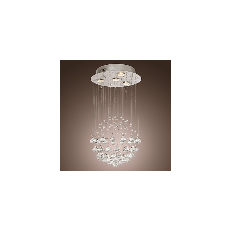 Luster Luxury Modern Crystal 4 Lights