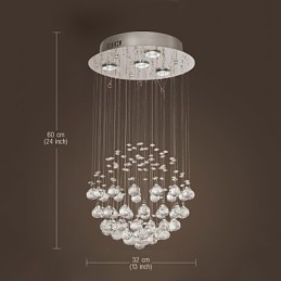 Luster Luxury Modern Crystal 4 Lights