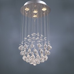 Luster Luxury Modern Crystal 4 Lights
