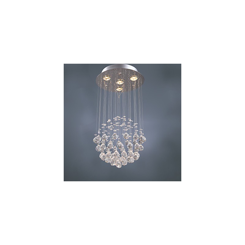 Luster Luxury Modern Crystal 4 Lights