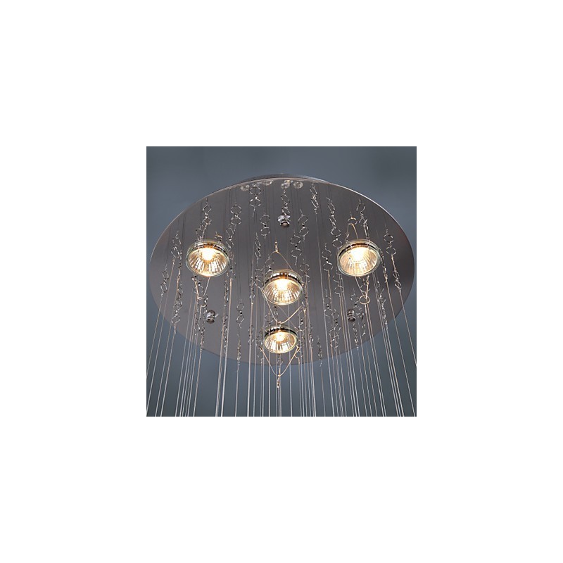 Luster Luxury Modern Crystal 4 Lights