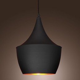 Závesné svetlo Retro Vintage Tom Dixon Design Black