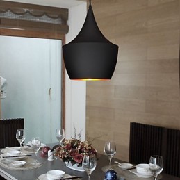 Závesné svetlo Retro Vintage Tom Dixon Design Black
