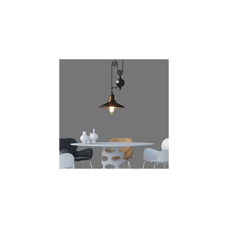 Závesné svetlá Rustic Lodge Vintage Retro vidiecka garáž kovová