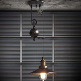 Závesné svetlá Rustic Lodge Vintage Retro vidiecka garáž kovová