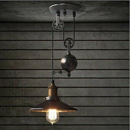 Závesné svetlá Rustic Lodge Vintage Retro vidiecka garáž kovová
